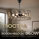 Loft-style pendant chandelier E2721/6, black - photo 1
