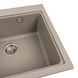 Granite kitchen sink VALESO VESTA 5852 matte titanium - photo 2