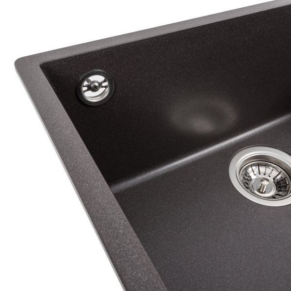 Granite kitchen sink VALESO 5444 OASIS matte grenadine