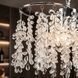 Crystal pendant chandelier S2493/5, chrome - photo 2