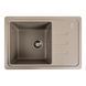 Granite kitchen sink VALESO LIANA 6243 matte titanium - photo 1