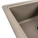 Granite kitchen sink VALESO LIANA 6243 matte titanium - photo 2