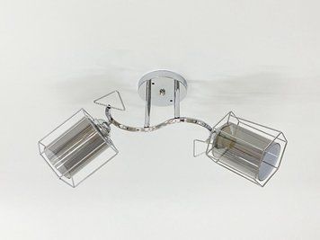 Стельова люстра на 2 плафони 91179B/2 хром 3129836297 фото