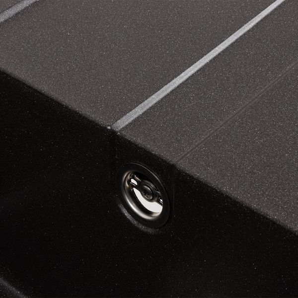Granite kitchen sink VALESO ARIA 5851 matte morion