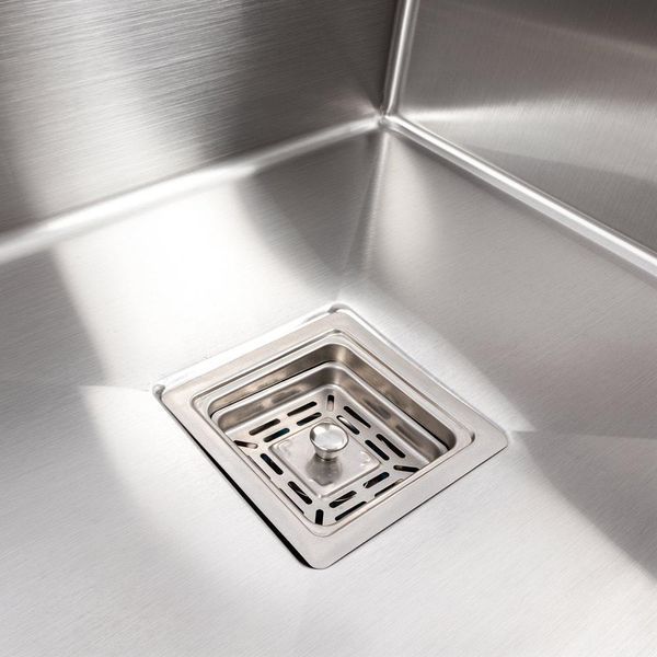 Kitchen sink stainless steel CM 78*50C R VALESO Handmade with recessed ledge (3.0/0.8)
