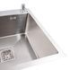 Kitchen sink stainless steel CM 78*50C R VALESO Handmade with recessed ledge (3.0/0.8)
