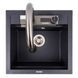 Granite kitchen sink VALESO VIVA 5149 matte carbon - photo 4