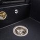 Granite kitchen sink VALESO VIVA 5149 matte carbon - photo 7