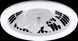 Ceiling chandelier with fan VALESO B XI3801-480B WH (white)