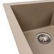 Granite sink titanium VALESO 7950 VIATRIX (double bowl, matte) - photo 4