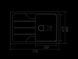 Granite kitchen sink VALESO VERONA 7850 matte safari - photo 6