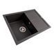 Granite kitchen sink VALESO 6550 CRIPTA (morion) - photo 2