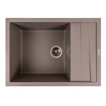 Гранитная мойка для кухни VALESO CASCADA 7050 матовая дюна 2689475916 фото