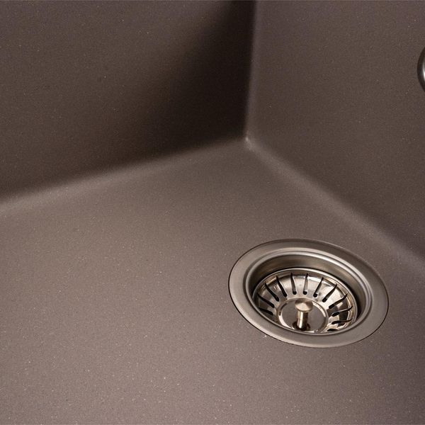 Granite kitchen sink VALESO CASCADA 7050 matte dune