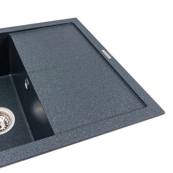 Granite kitchen sink VALESO CRIPTA 6550 matte anthracite