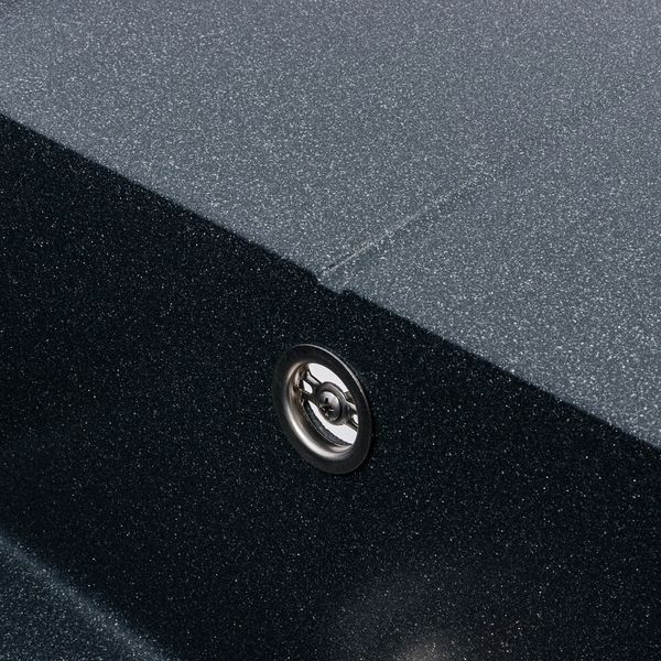 Granite kitchen sink VALESO CRIPTA 6550 matte anthracite