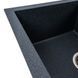 Granite kitchen sink VALESO CRIPTA 6550 matte anthracite - photo 4