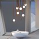 Designer suspended transformer tracks brown VALESO Composition-7