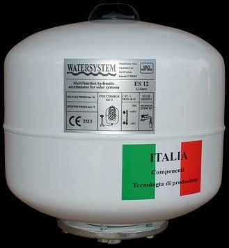 Розширювальний бак геліосистем (сонячних систем) Watersystem ES12 1167118975 фото